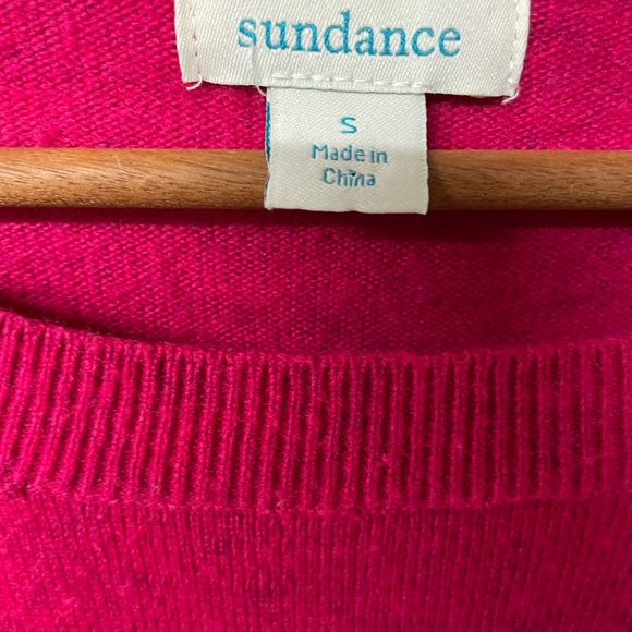 Sundance Womens Pink Mighty Polar Bear Crew Neck Long Sleeve Pullover Sweater S - Picture 5 of 7